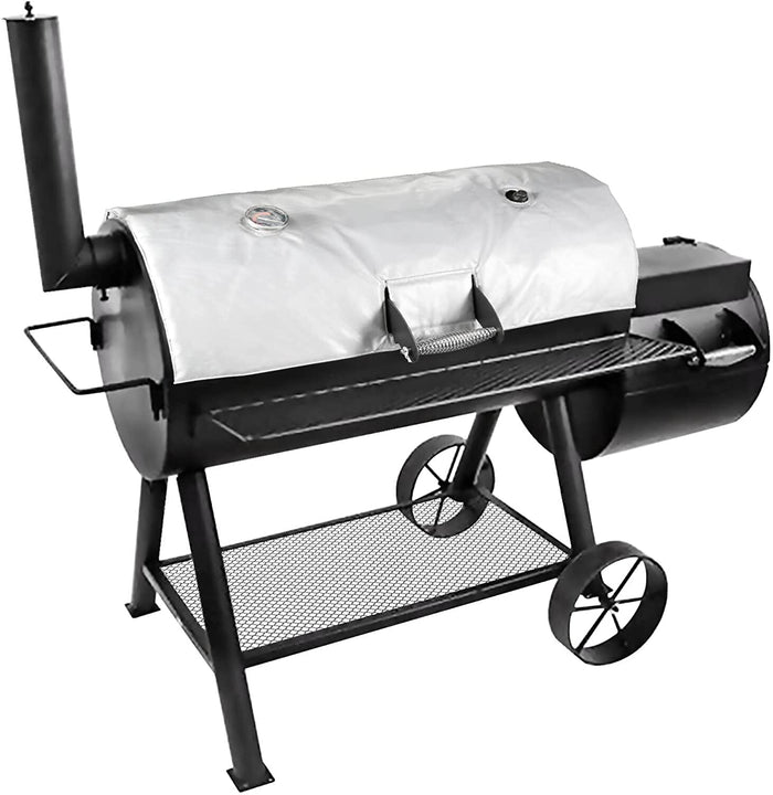 Thermal Insulated Blanket Winter Cover fits Oklahoma Joe Longhorn Pellet Smoker BBQ Grills