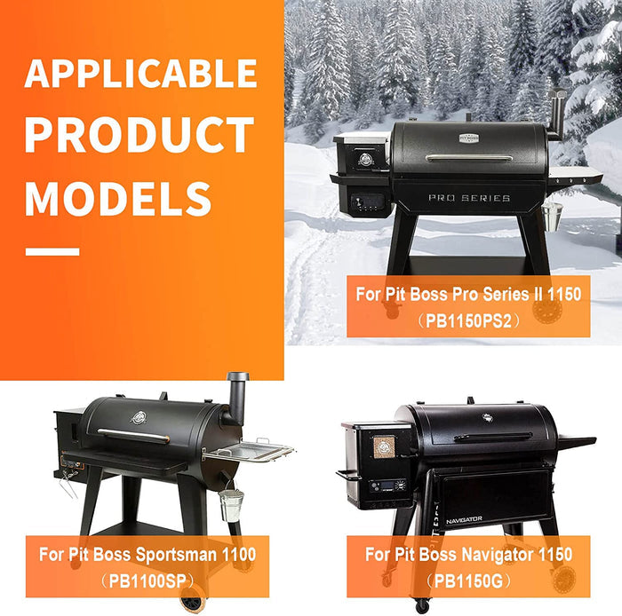 Thermal Insulated Blanket Winter Cover fits Pit Boss PB1150 Series Pellet Smoker BBQ Grills