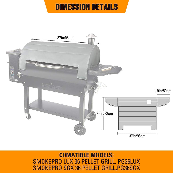 Thermal Insulation Blanket Replacement for Camp Chef 36" SmokePro Wood Pellet Smoker Grills