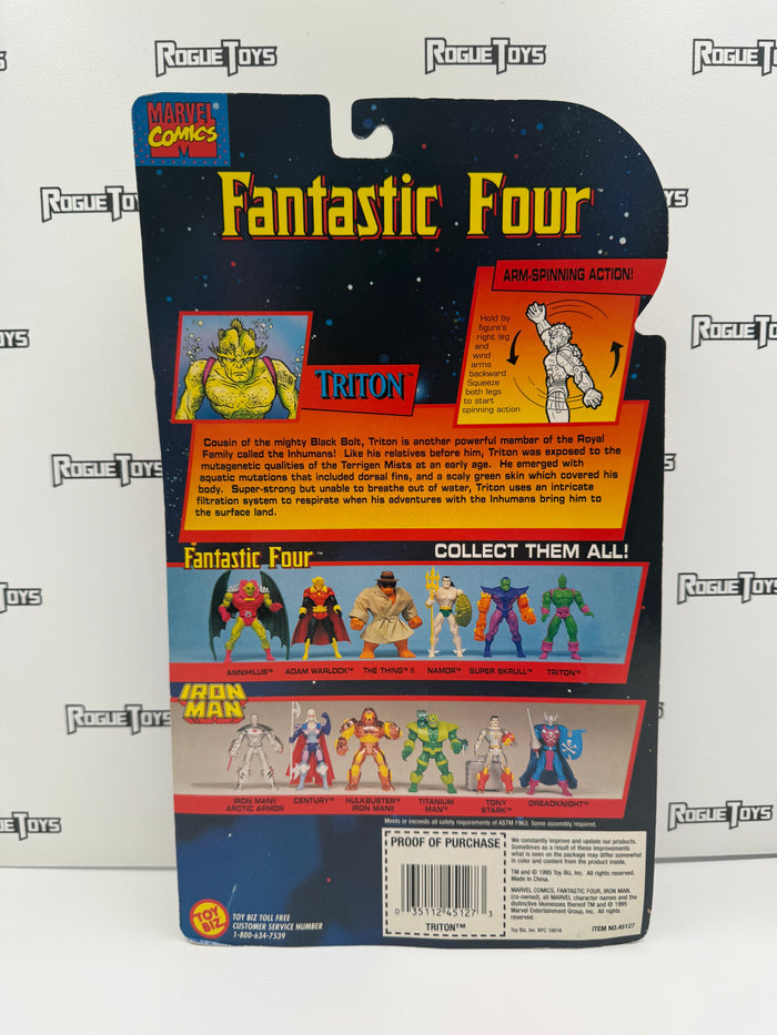 ToyBiz Marvel Comics Fantastic Four Marvel: Action Hour Triton