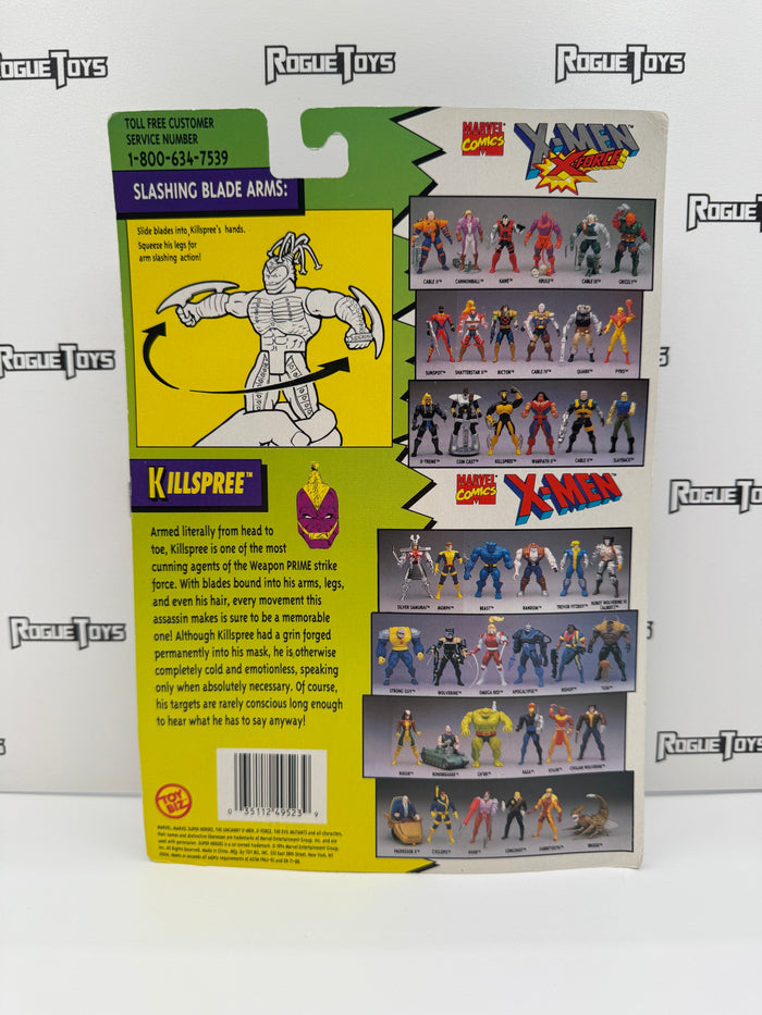 ToyBiz Marvel Comics X-Men X-Force The Evil Mutants Killspree