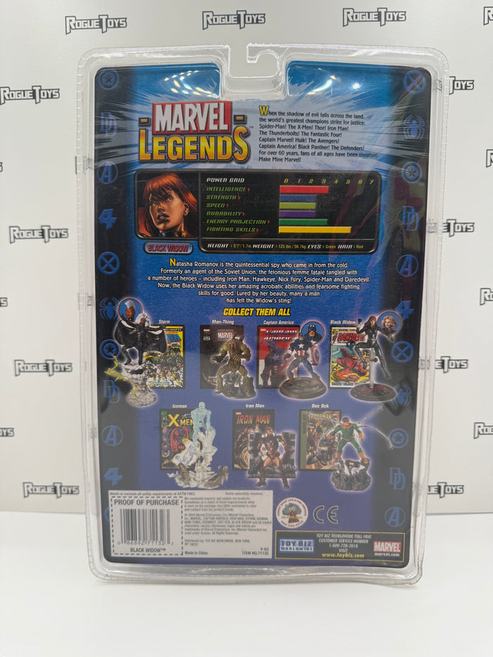 ToyBiz Marvel Legends Series VIII Black Widow