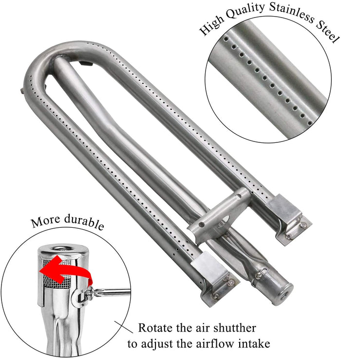 U Shape Grill Burner 3Pcs fits Charmglow 810-8905-S Grills