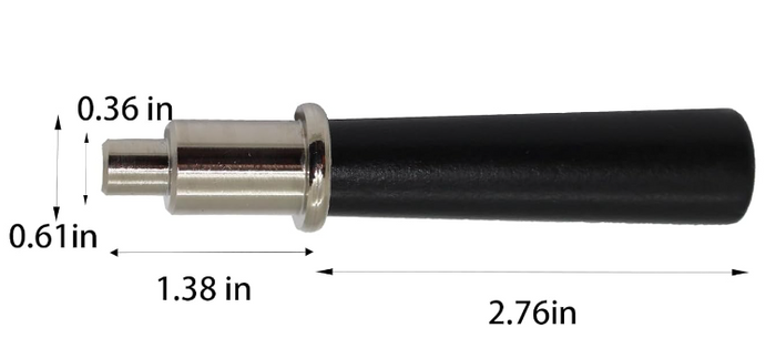 Upgrade 30004175K, 0004342, 0005854 Wooden Black Fallaway Handle Assembly for Vermont Castings Stove