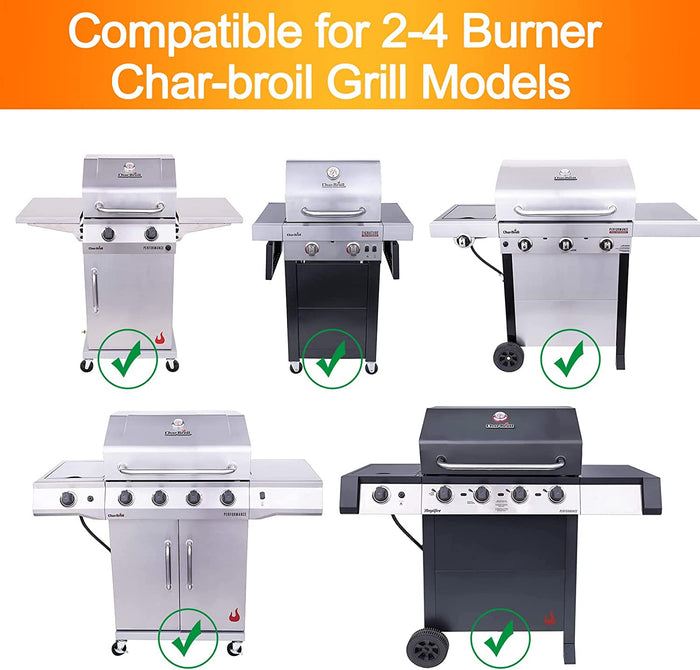 Warming Rack for Char-broil 2-4 Burner Grills, 13.4'' - 25.2'' Length x 7.5'' Width