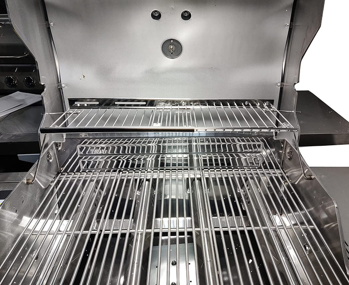 Warming Rack for Char-broil 2-4 Burner Grills, 13.4'' - 25.2'' Length x 7.5'' Width