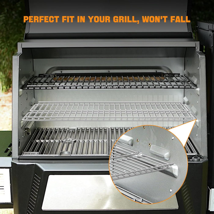 Warming Rack for Masterbuilt Gravity Series 560 Digital Charcoal Grill and Smoker, Set of 2