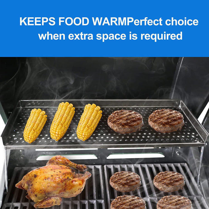 Warming Rack Plate for Pit Boss Memphis Ultimate 4-in-1 Gas & Charcoal Combo Grill with Smoker, Outdoor BBQ Grill Accessories
