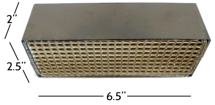 Wood Stove Catalytic Combustor Replacement Catalyst Vermont Castings Intrepid (2.5" x 6.5" x 2" Ceramic)
