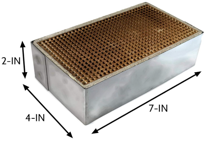 Wood Stove Catalytic Combustor Replacement for Catalyst Buck Carolina (4" x 7" x 2" Ceramic)