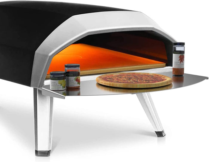 Worktable Shelf for Ooni 12 Pizza Oven, Outdoor Multifunctional Portable Pizza Oven Extender